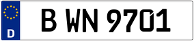 Truck License Plate